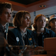 Joe Keery, Maya Hawke, Sadie Sink, and Gaten Matarazzo in Stranger Things season 4